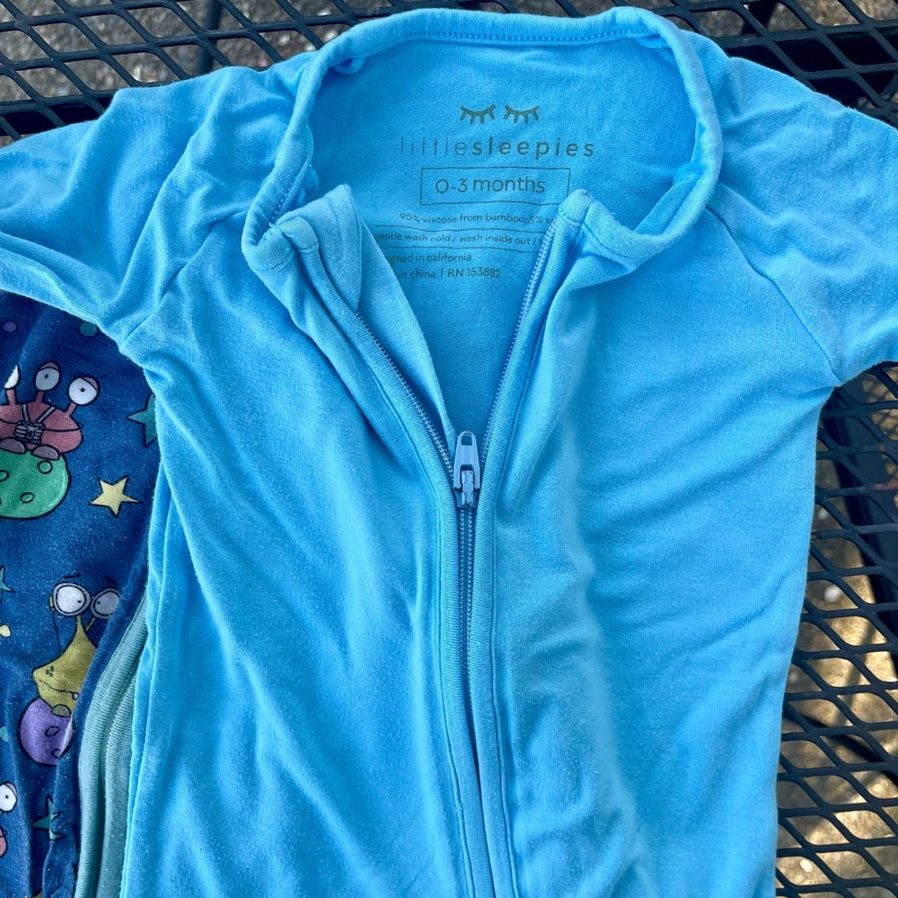 Aqua blue footies